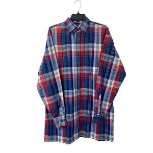Arrow Sport Men's Tall Plaid Long Sleeve Shirt